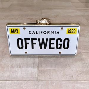 🌞 NWT Kate Spade License Plate Clutch